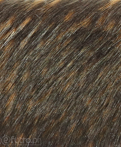 Brown Faux Fur Fox Long 810 Pile Length 90 mm