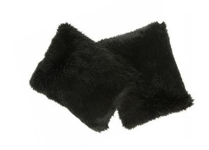 Decorative faux fur pillow FOXY