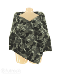 Black-Grey Camo 16KWSS14-038 Teddy Sherpa Pile Length 8 mm