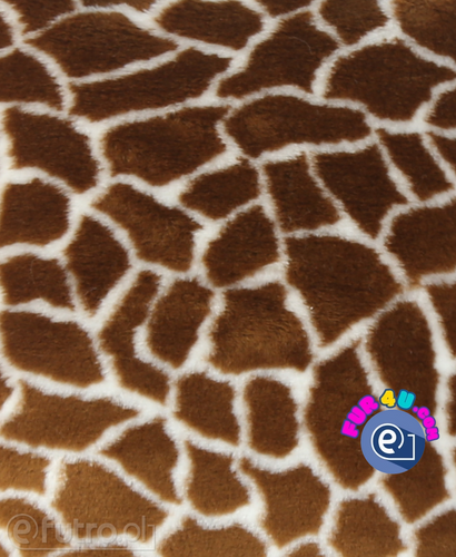 Brown 325074/3 Plush Fabric Giraffe 9 mm