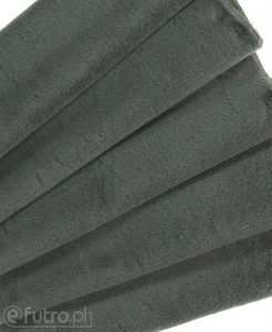 Grey 33563 Short Pile Plush Fabric Pile Length 9 mm