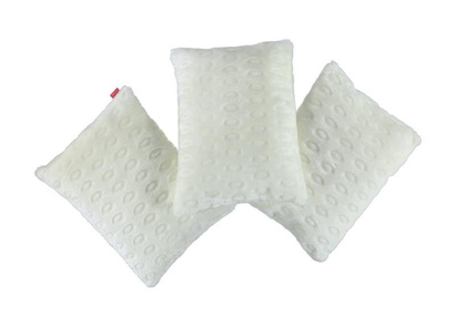  Decorative faux fur pillow CIRCLES