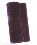 Purple 34561 Long Pile Plush Fabric Pile Length 17 mm 