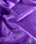 Purple 3458 Long Pile Plush Fabric Pile Length 17 mm