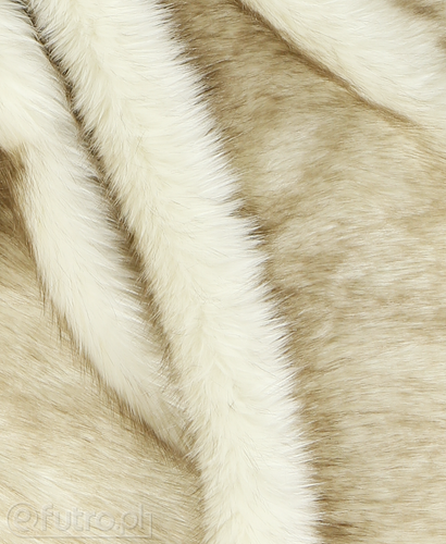 Ecru 2145 Fox Faux Fur 60 mm