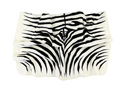 Decorative faux fur bedspread ZEBRA