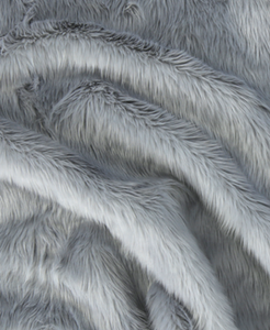 Grey 005 Shaggy Faux Fur Pile Length 40 mm