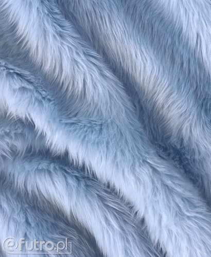 Baby Blue 134 Shaggy Faux Fur Pile Length 40 mm