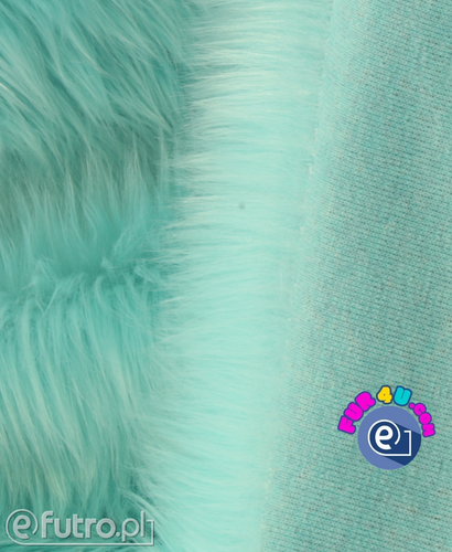 Mint 054 - SII Shaggy Faux Fur, piece 45 cm x 160 cm for sale as a whole