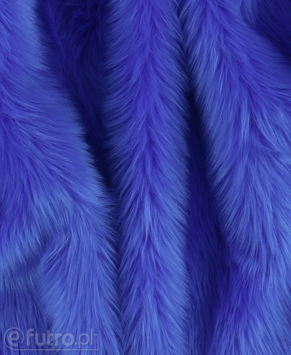 Cornflower Blue P10 Shaggy Faux Fur Pile Length 40 mm