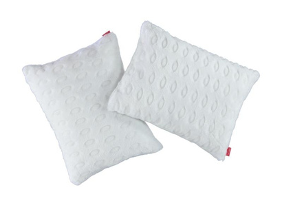 Decorative faux fur pillow CIRCLES