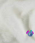 Snowhite Shaggy Raccoon Faux Fur Fox Long 340 Pile Length 90 mm