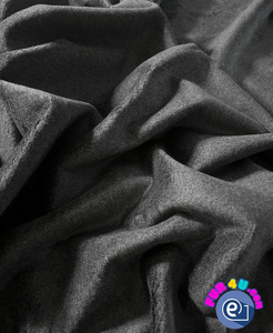 33531 dark gray Furry Fabric - 6 m