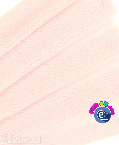 Pink 37590 Teddy Sherpa Faux Fur Fabric Pile Length 8 mm