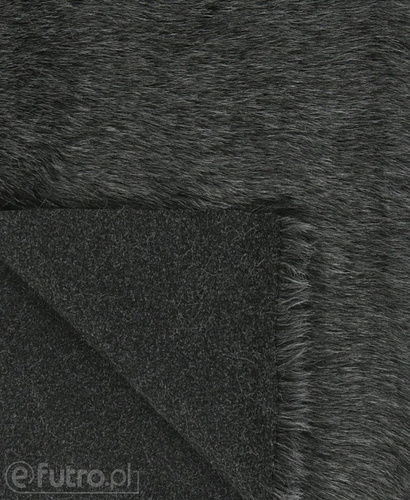 Dark Grey Faux Fur Animal Wolf 315757