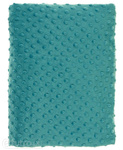 Turquoise 015/5 Minky Dots with 3D Pattern