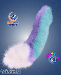 Lilac 044 - SII Shaggy Faux Fur Pile, piece 70 cm x 155 cm for sale as a whole