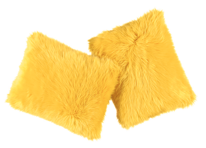 Decorative faux fur pillow SHAGGY