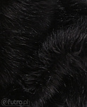 Black 2P-6 Fox Faux Fur 60 mm