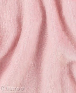 MATERIAŁ FUTRZANY LISEK 35590 różowy, gęsty i puszysty o długości włosia do 40 mm 