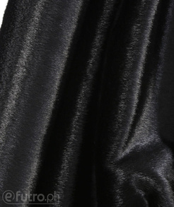 FAUX FUR MINK BLACK