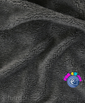 Dark Grey 315836 Lamb Sherpa Faux Fur Fabric Pile Length 8 mm