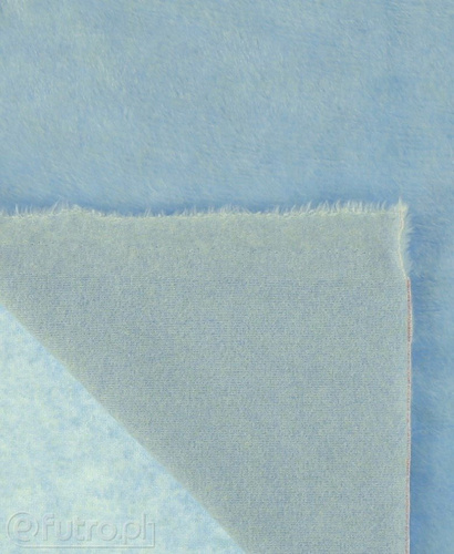 Light Blue 315954 Short Pile Plush Fabric Pile Length 9 mm