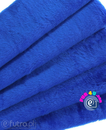 Cornflower Blue 315273 - SII Long Pile Plush Fabric, piece measuring 90 cm x 150 cm for sale as a whole