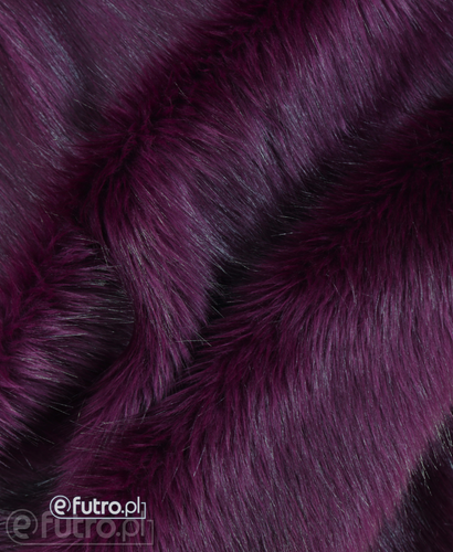 Purple 665 Fox Faux Fur 60 mm 