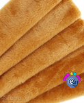 Beige 3459 - SII Short Pile Plush Fabric,  piece measuring 50 cm x 145 cm for sale as a whole