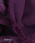 Purple 665 Fox Faux Fur 60 mm 