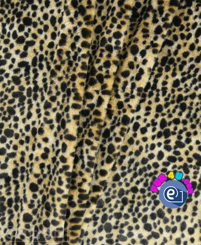 Beige 18-088 Cheetah Faux Fur 15 mm