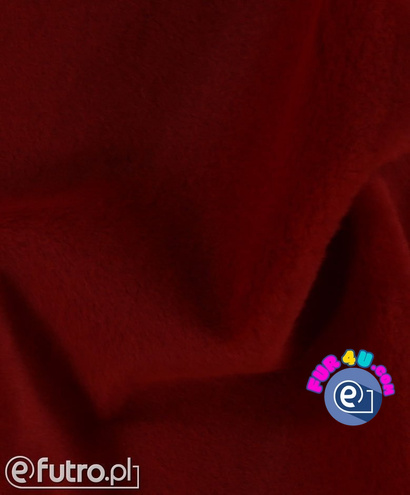 Red 315911 Furry Fabric - 9 mm