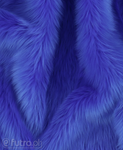 Cornflower Blue P10 Shaggy Faux Fur Pile Length 40 mm