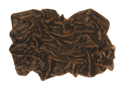 Decorative faux fur bedspread ROMANTIC BRUNETTE