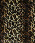 Brown 335E/38 Plush Fabric Panther Stripes 9 mm