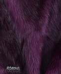 Purple 665 Fox Faux Fur 60 mm 