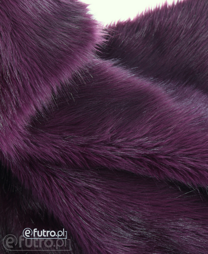 Purple 665 Fox Faux Fur 60 mm 