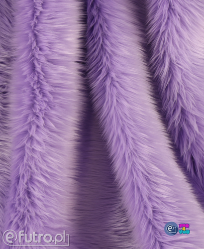 Lilac 044 Shaggy Faux Fur Pile Length 40 mm 