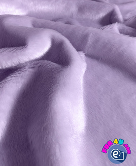 Dzianina Pluszowa DW 3158 jasny fiolet, materiał futerkowy o prosto strzyżonym, miękkim włosiu o długości 17 mm