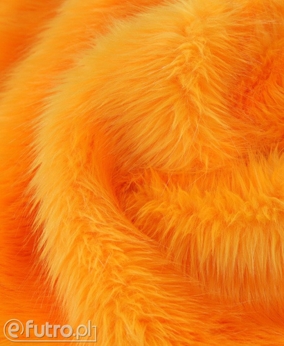 Orange 11 Fox Faux Fur 60 mm