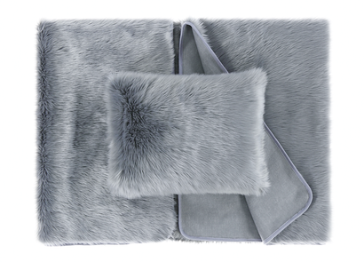 Decorative faux fur set MARENGO