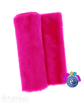 Dzianina Pluszowa DW 315383 - SII amarantowy,kawałek 30cm x 150cm do sprzedaży w całości