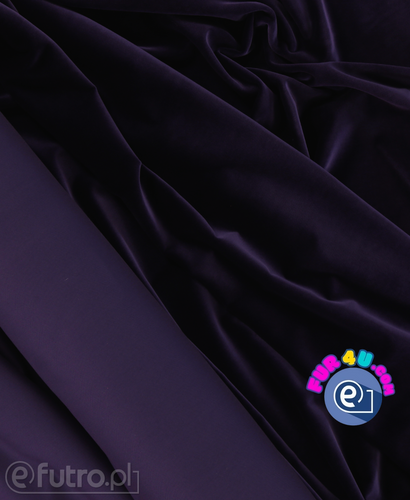 Dark Purple 12406 Velvet Fabric