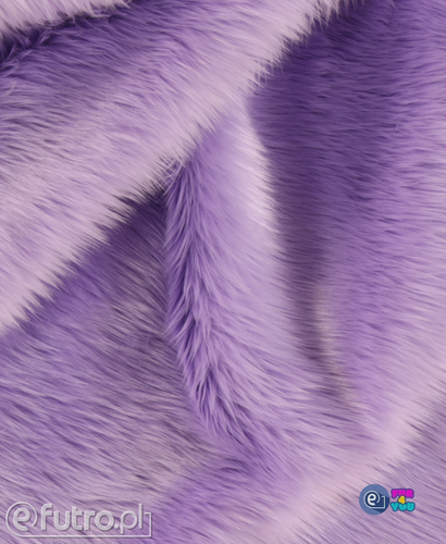 Lilac 044 Shaggy Faux Fur Pile Length 40 mm 