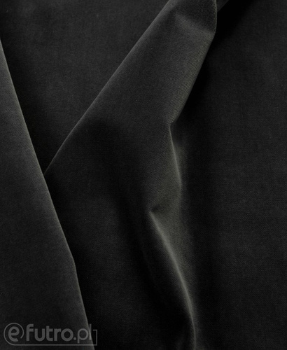 Dark Grey 18410 Velvet Fabric