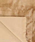 Beige 3459 Long Pile Plush Fabric Pile Length 17 mm