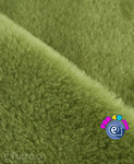 Green 34551 Short Pile Plush Fabric Pile Length 9 mm