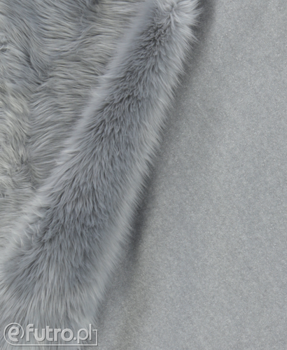 Grey 5 Shaggy Faux Fur Pile Length 40 mm