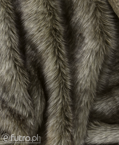 Dark Beige P-6 Fox Premium Faux Fur 60 mm